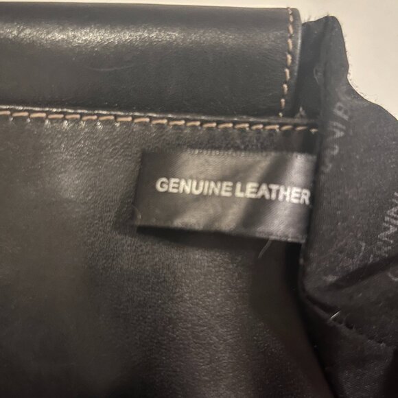 Giani Bernini Black Leather Shoulder Bag - Picture 15 of 15